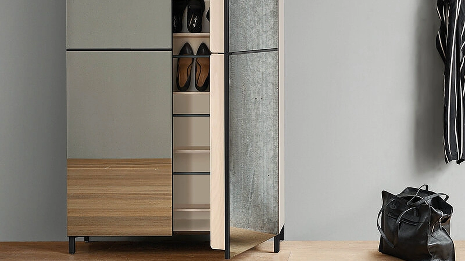 Mobile ingresso scarpiera Linear di Birex