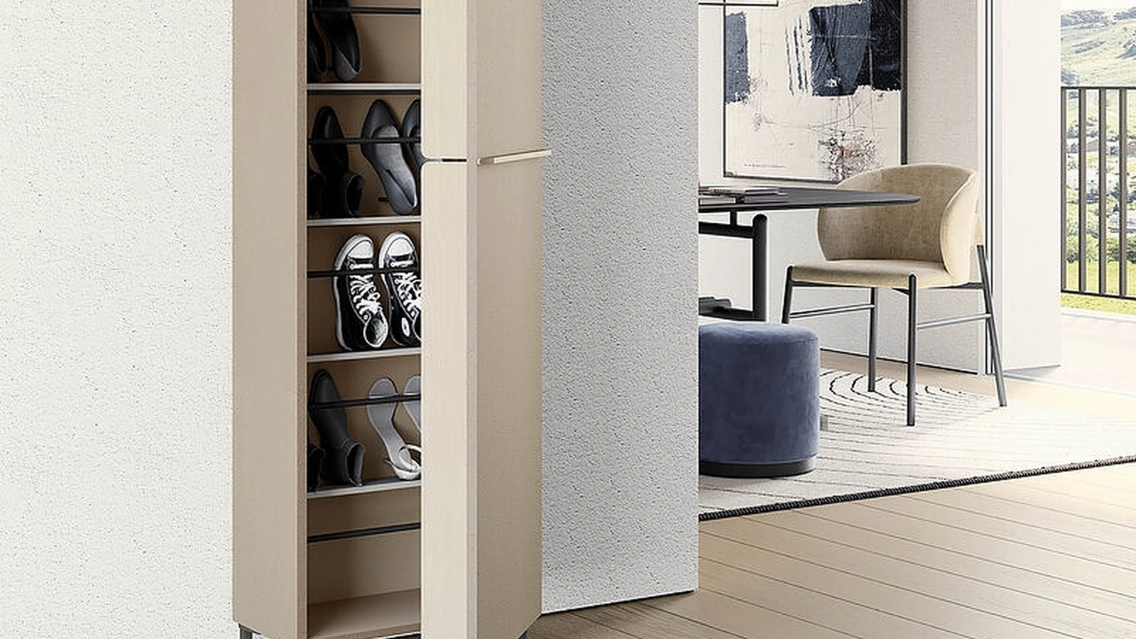Mobile ingresso scarpiera Linear di Birex