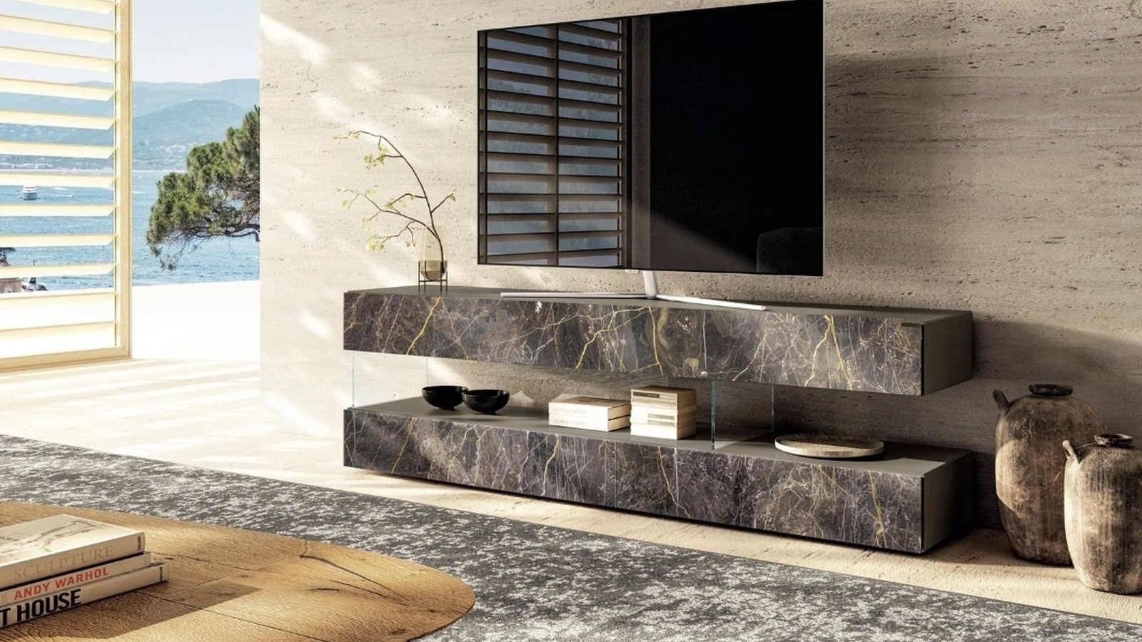 Mobile Porta Tv Air 0526B di Lago