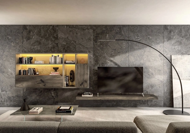 Parete Attrezzata Home Office 1206 di Lago