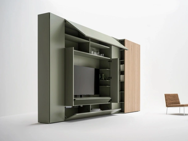 Parete Attrezzata Freedhome Living Roomy di Caccaro