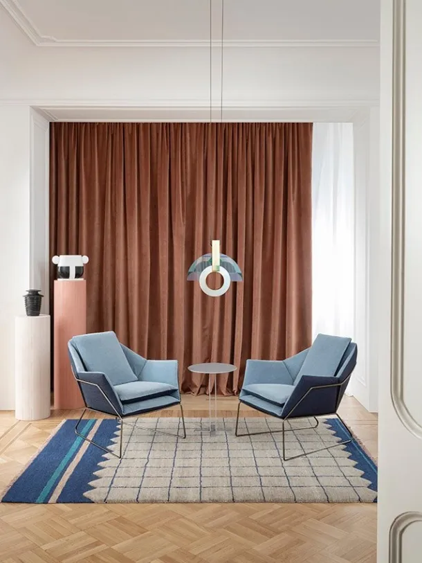 Poltroncina in tessuto sfoderabile New York - Armchair di Saba