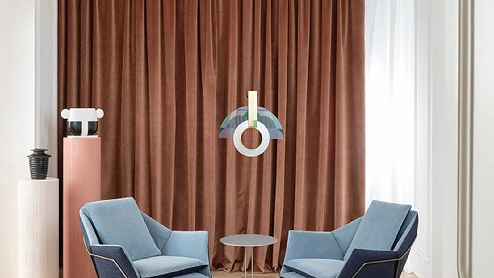 Poltroncina in tessuto sfoderabile New York - Armchair di Saba