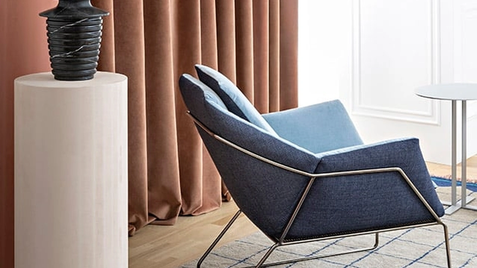 Poltroncina in tessuto sfoderabile New York - Armchair di Saba