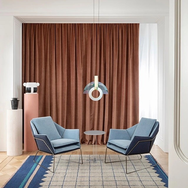 Poltroncina in tessuto sfoderabile New York - Armchair di Saba