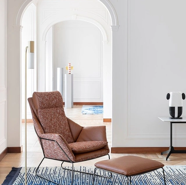 Poltrona in tessuto New York - Bergère di Saba