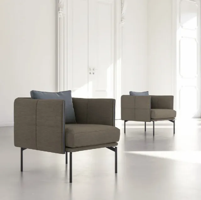 Poltroncina sfoderabile Zip di Biba Salotti