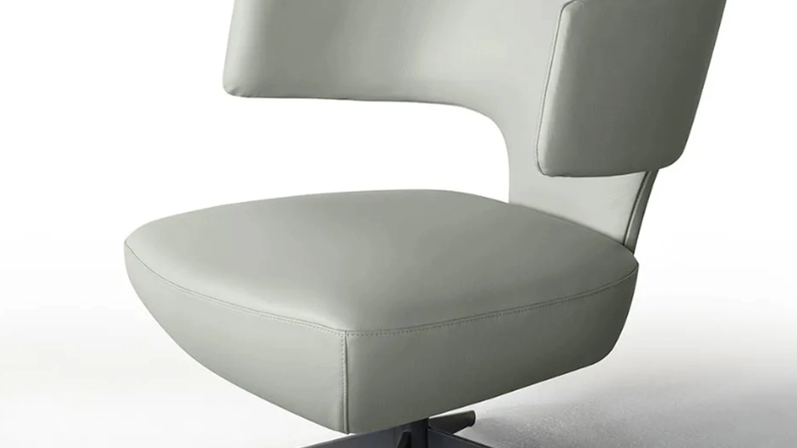 Poltroncina in pelle di design Astro di Gurian