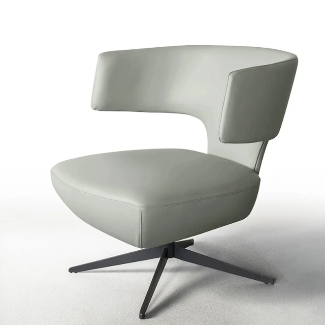 Poltroncina in pelle di design Astro di Gurian