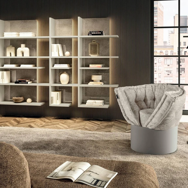 Poltroncina trasformabile Huggy di Lago