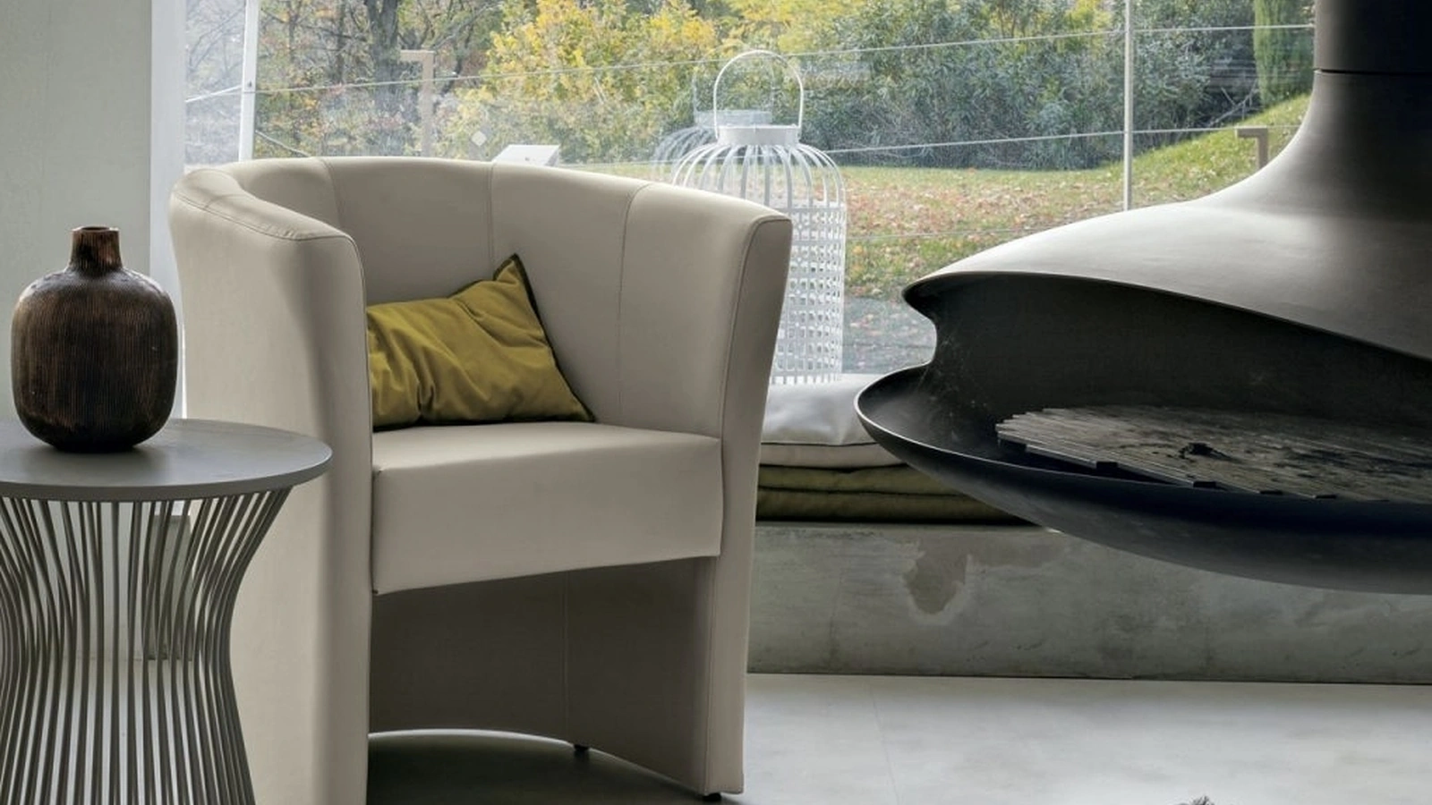 Poltroncina rivestita in ecopelle Linda di Tomasella