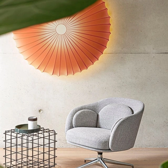 Poltrona Sunset - Armchair in tessuto imbottito di Saba