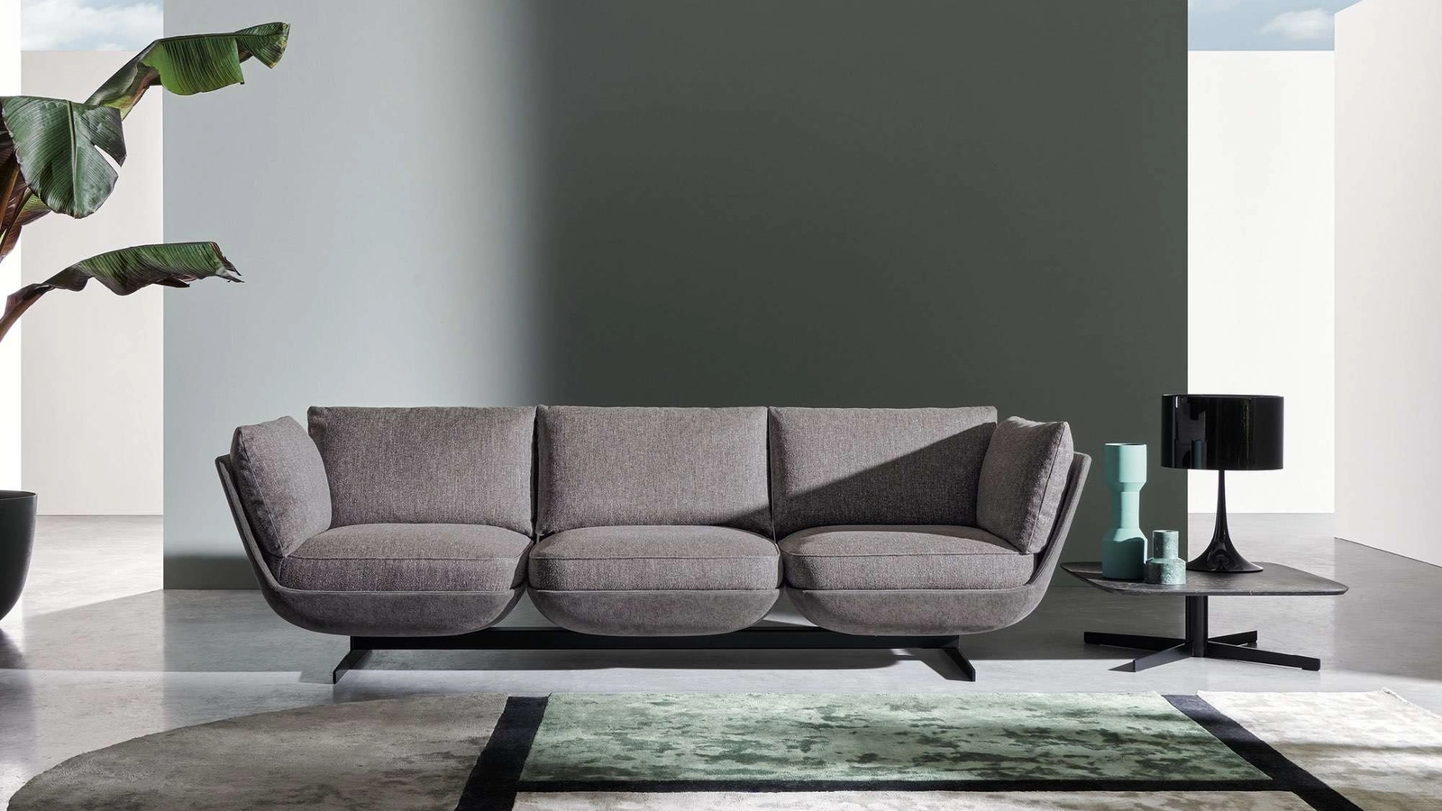 Divano lineare di design Biggie di Twils Lounge