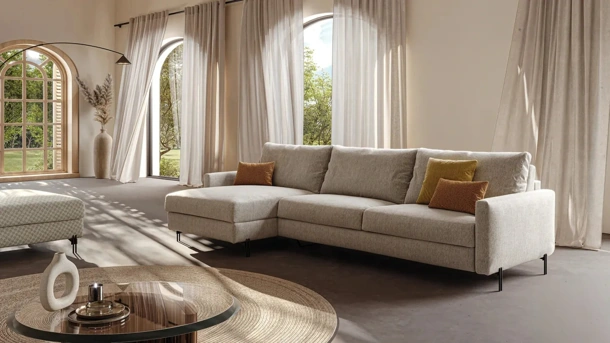 Divano Letto con penisola Liss Cut di Family Bedding