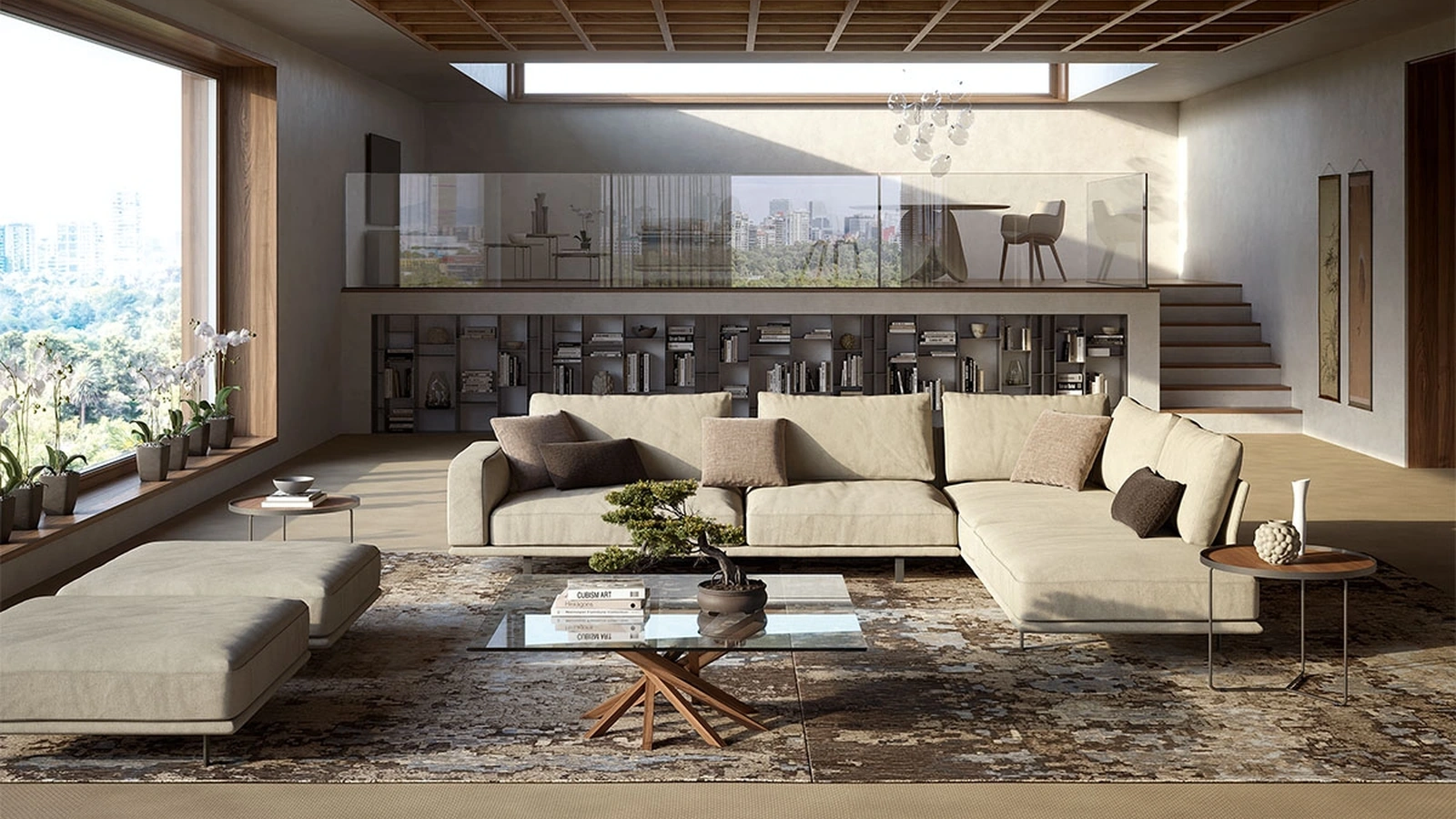 Divano angolare Harrison di Cattelan Italia