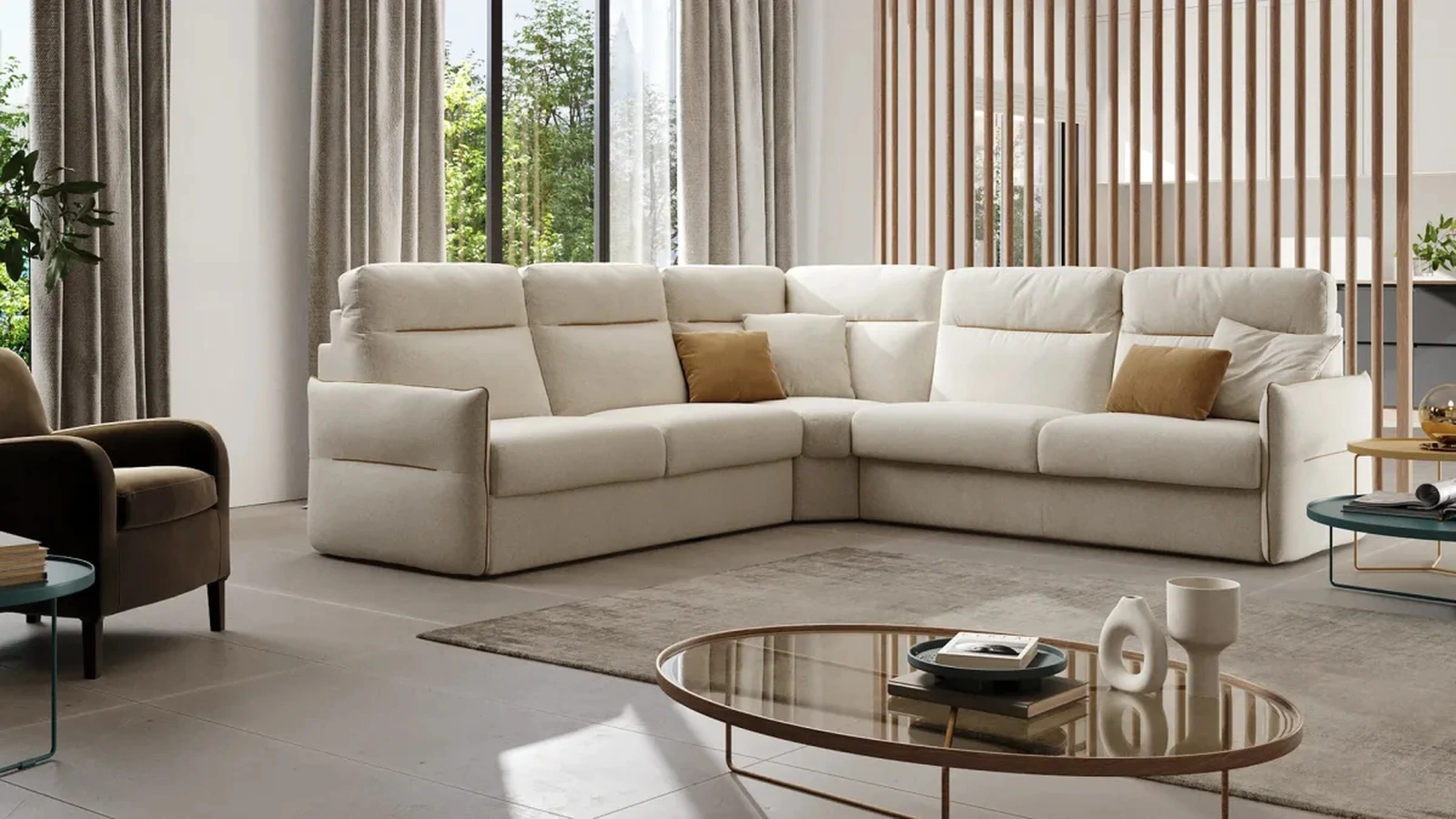 Divano Letto in tessuto Kiko di Family Bedding