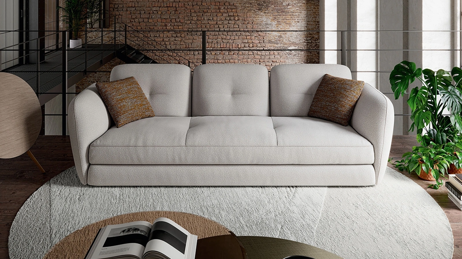 Divano lineare Michael di Cattelan Italia
