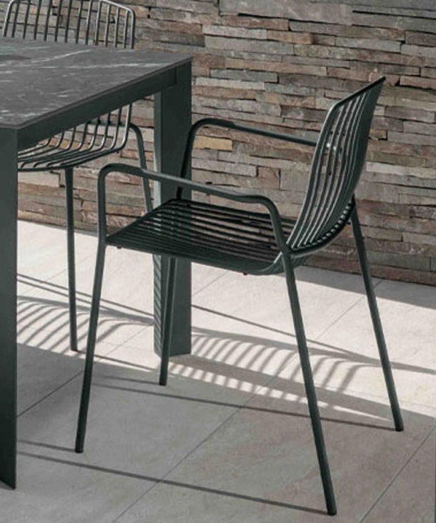 Sedia in metallo Jasmine di Altacom
