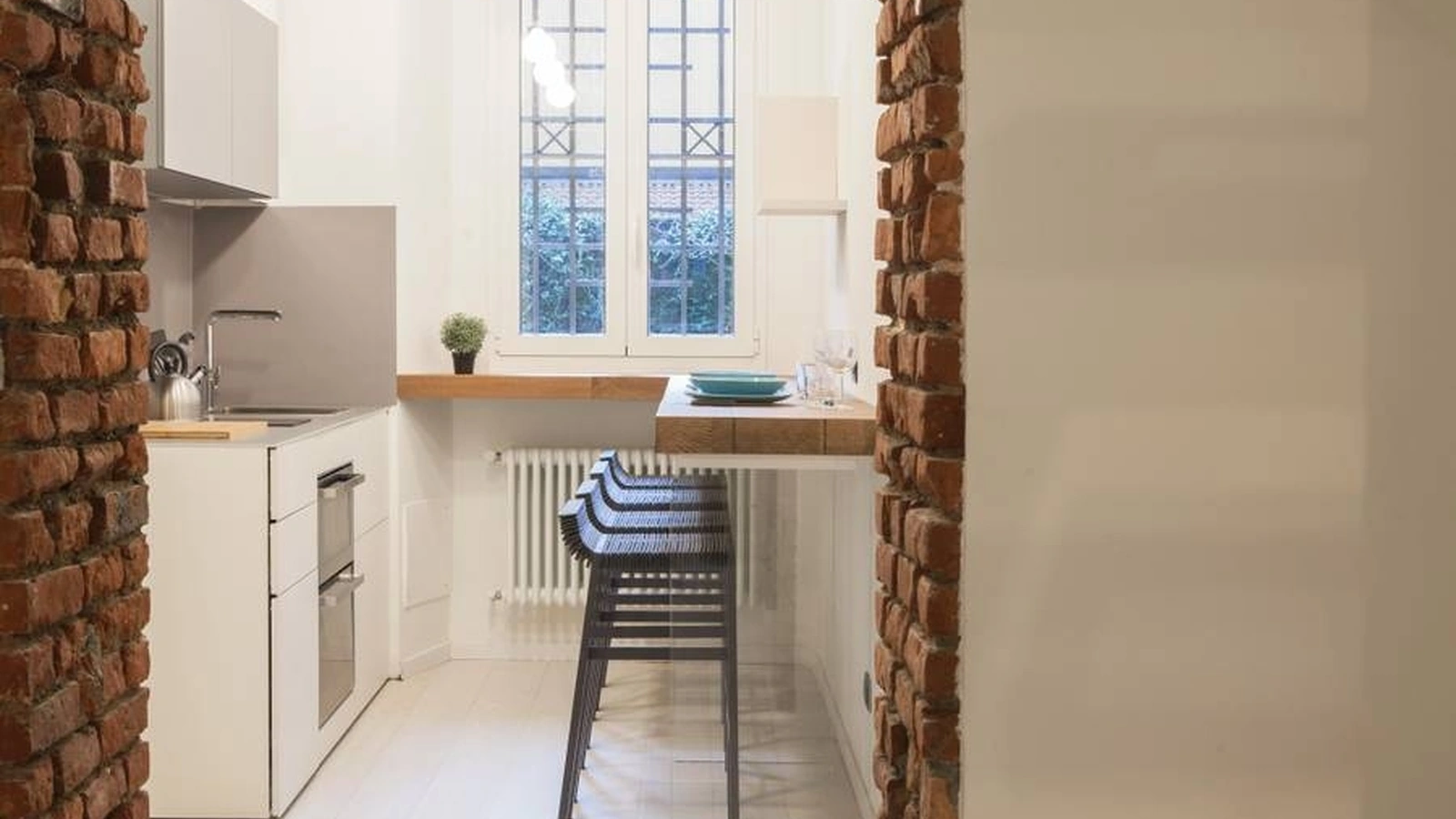 Sgabello di design in feltro Steps 2538 di Lago