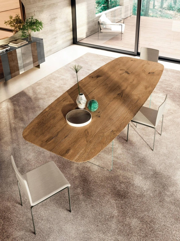 Tavolo in legno Air Soft 2210W di Lago