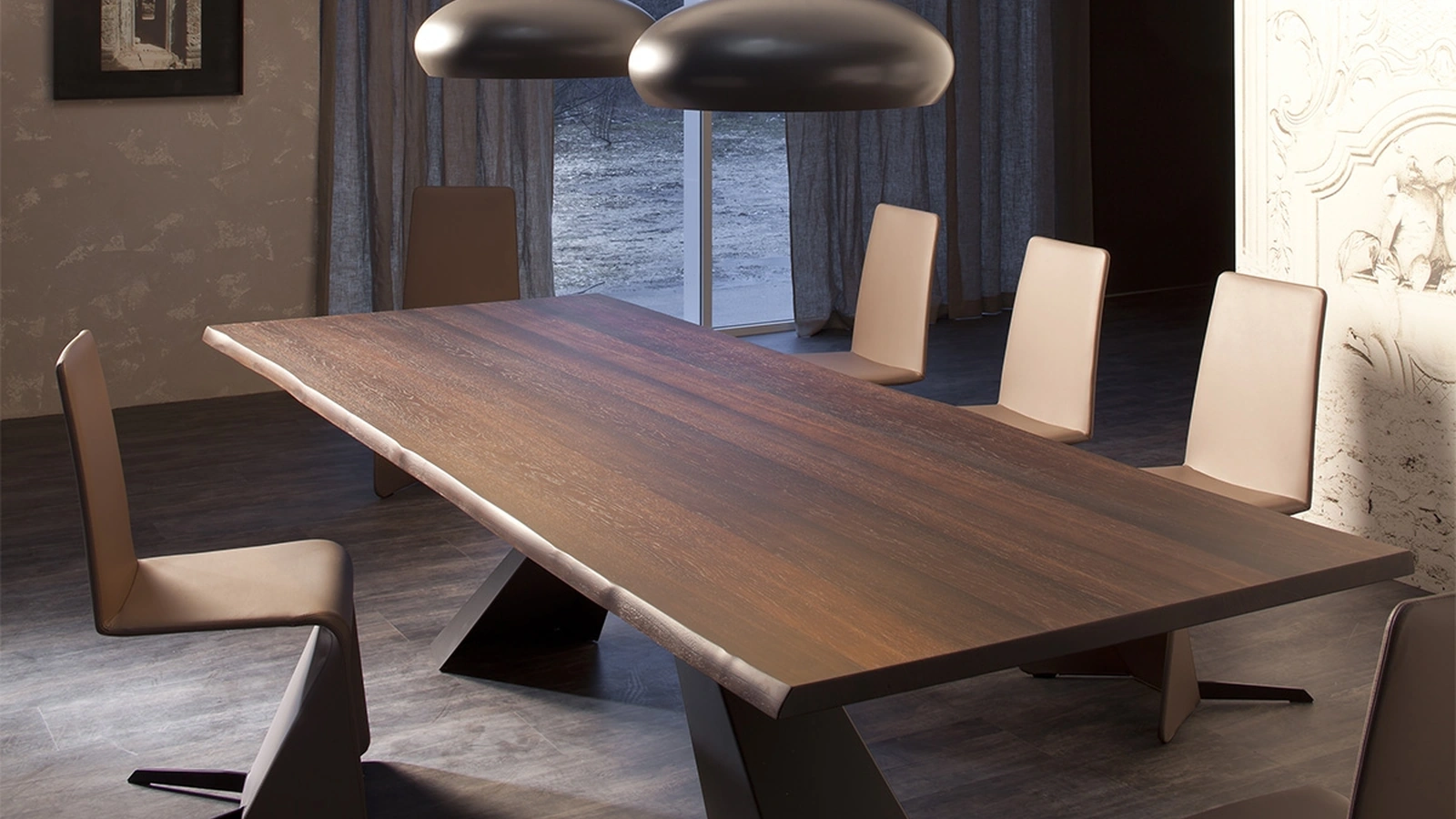 Tavolo Eliot Wood di Cattelan Italia