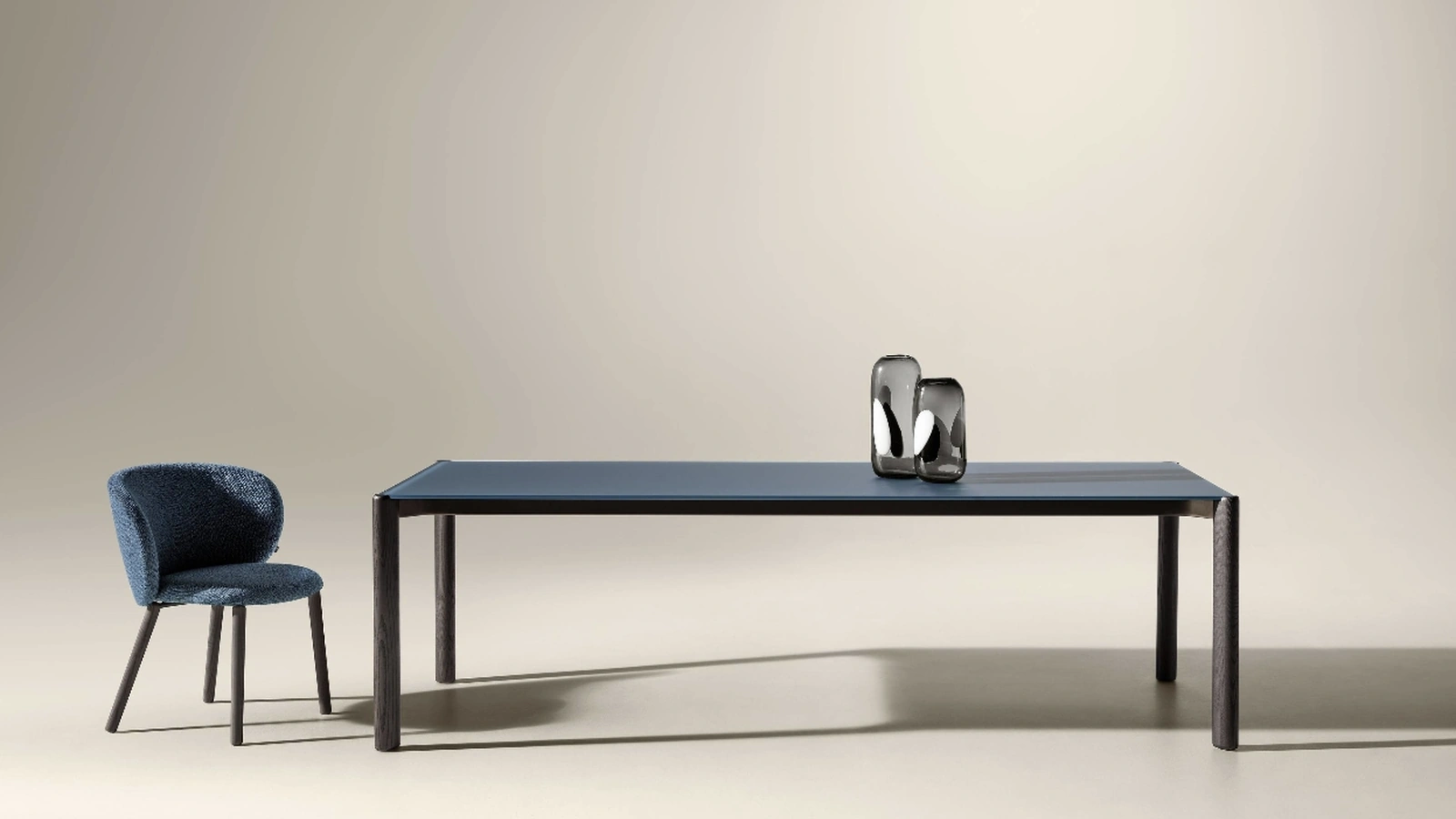 Tavolo in vetro Correr Slim 2762G di Lago