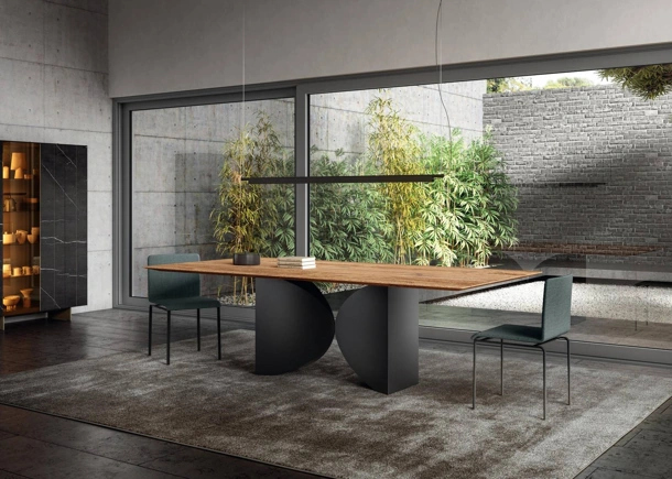 Tavolo Meet 2430W in legno di Lago