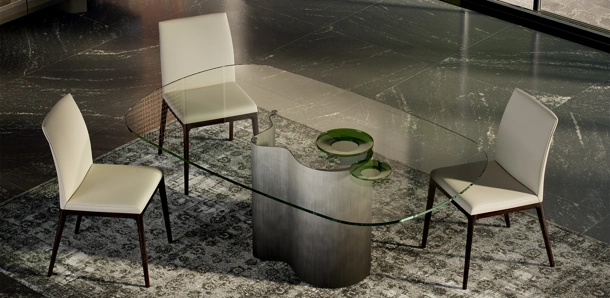 Tavolo Papelito Glass di Cattelan Italia