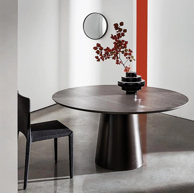Tavolo rotondo Totem Wood di Sovet