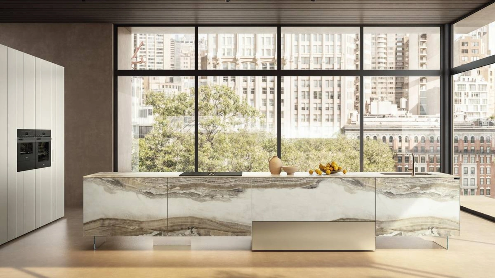 Cucina Design con isola 36e8 Project 2815 di Lago