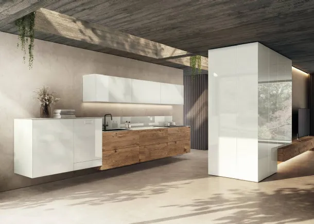 Cucina Design lineare 36e8 Project 2818 di Lago