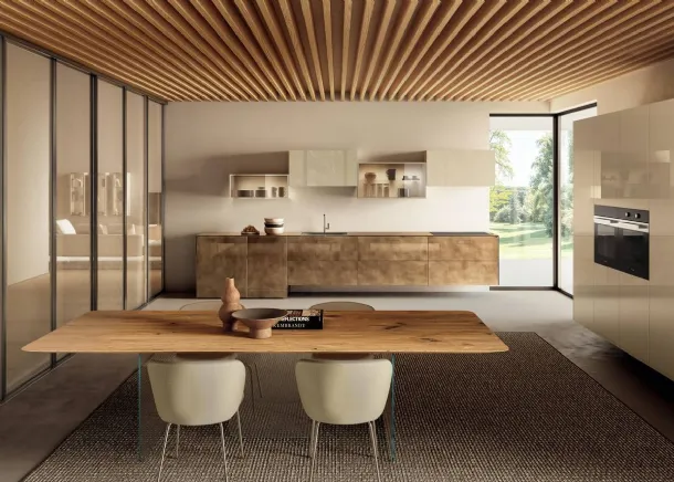 Cucina Design ad angolo 36e8 Project 2819 di Lago