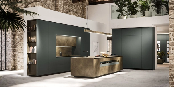 Cucina Design con isola Ak Project 05 di Arrital