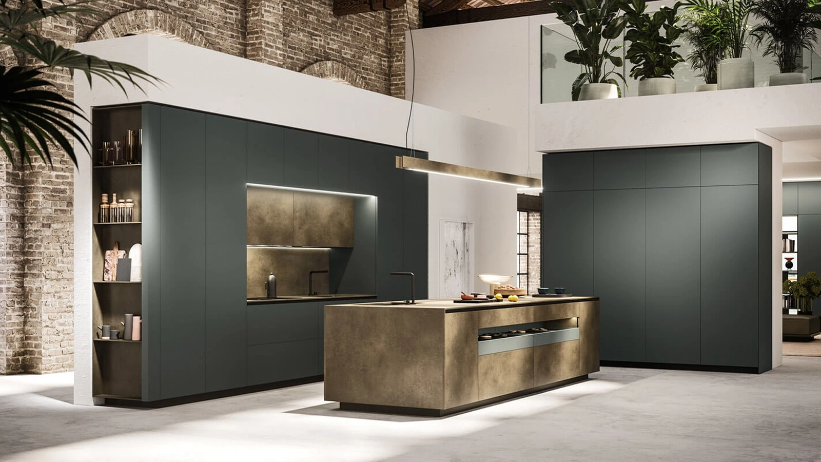 Cucina Design con isola Ak Project 05 di Arrital