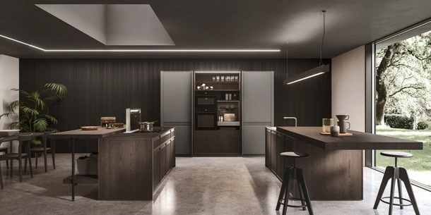Cucina Design con doppia isola Ak 07 04 di Arrital