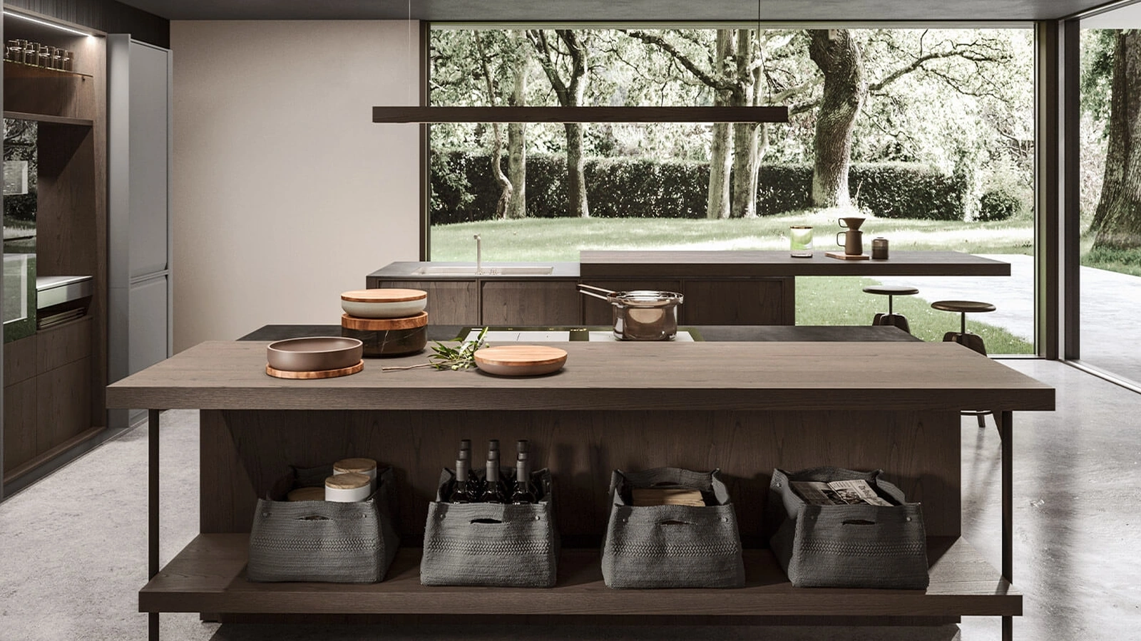 Cucina Design con doppia isola Ak 07 04 di Arrital