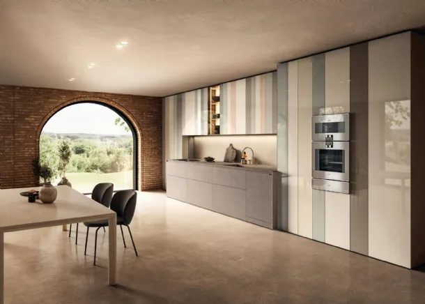Cucina Design lineare NOW Project 2830 di Lago