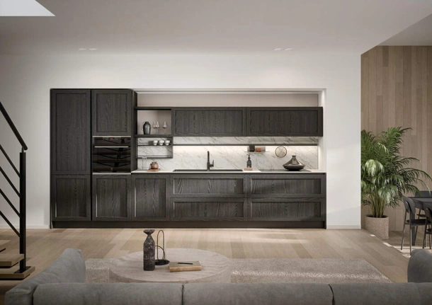 Cucina Moderna lineare Clio Composizione 04 di Prima Cucine