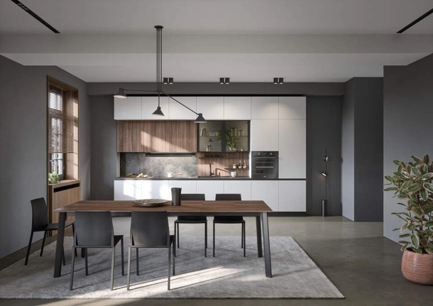 Cucina Moderna lineare Zoe Composizione 01 di Prima Cucine
