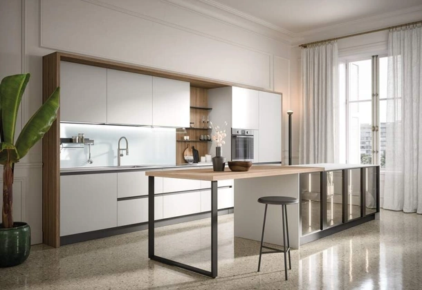 Cucina Moderna con isola Zoe Composizione 05 di Prima Cucine