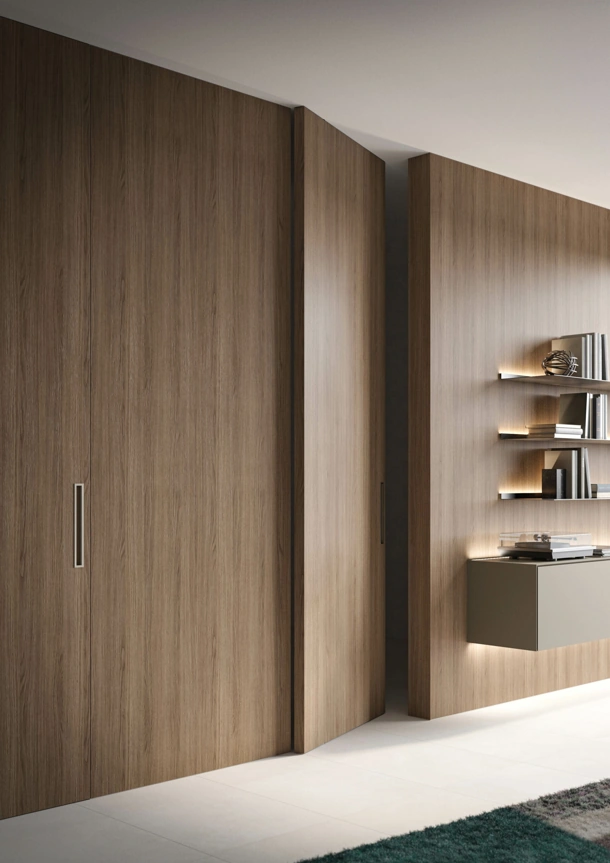 Porta per interni in legno Fan a Bilico di RES Italia