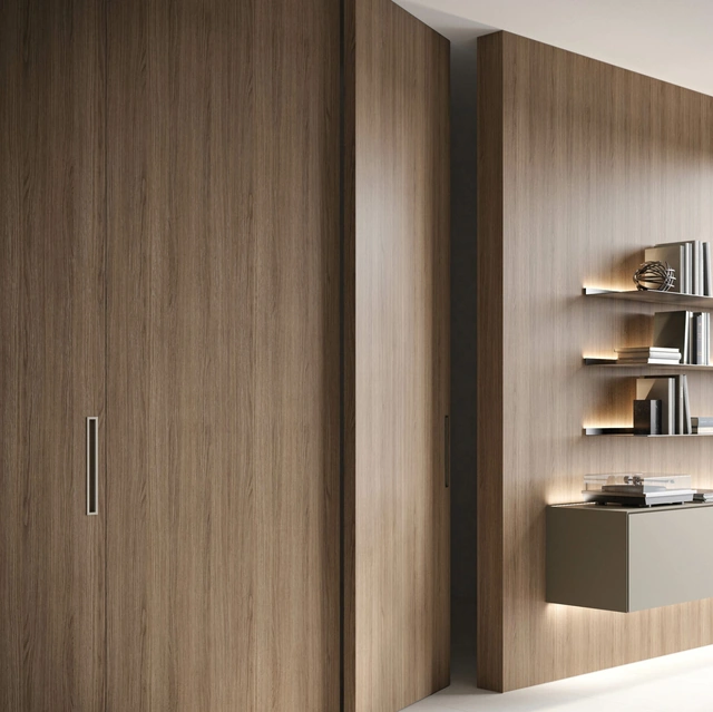 Porta per interni in legno Fan a Bilico di RES Italia